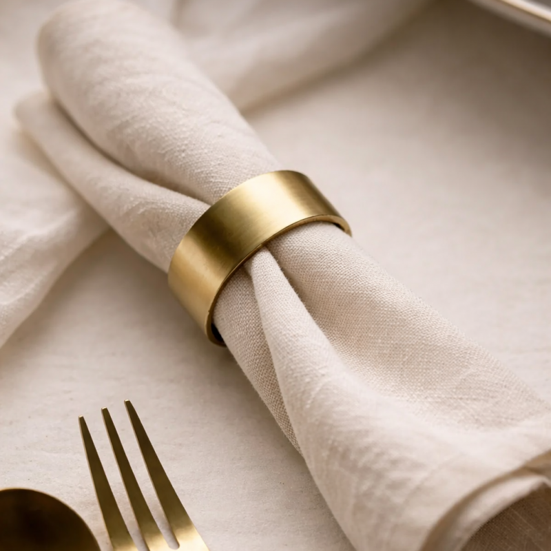 Serviettenring Hochzeit gold Verlieh mieten München Freising